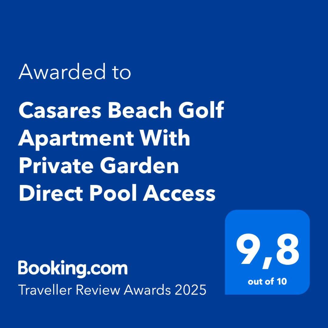 Casares Beach Golf Apartment With Private Garden Direct Pool Access Экстерьер фото
